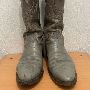 VTG 4705 Nocona Gray Western Boots